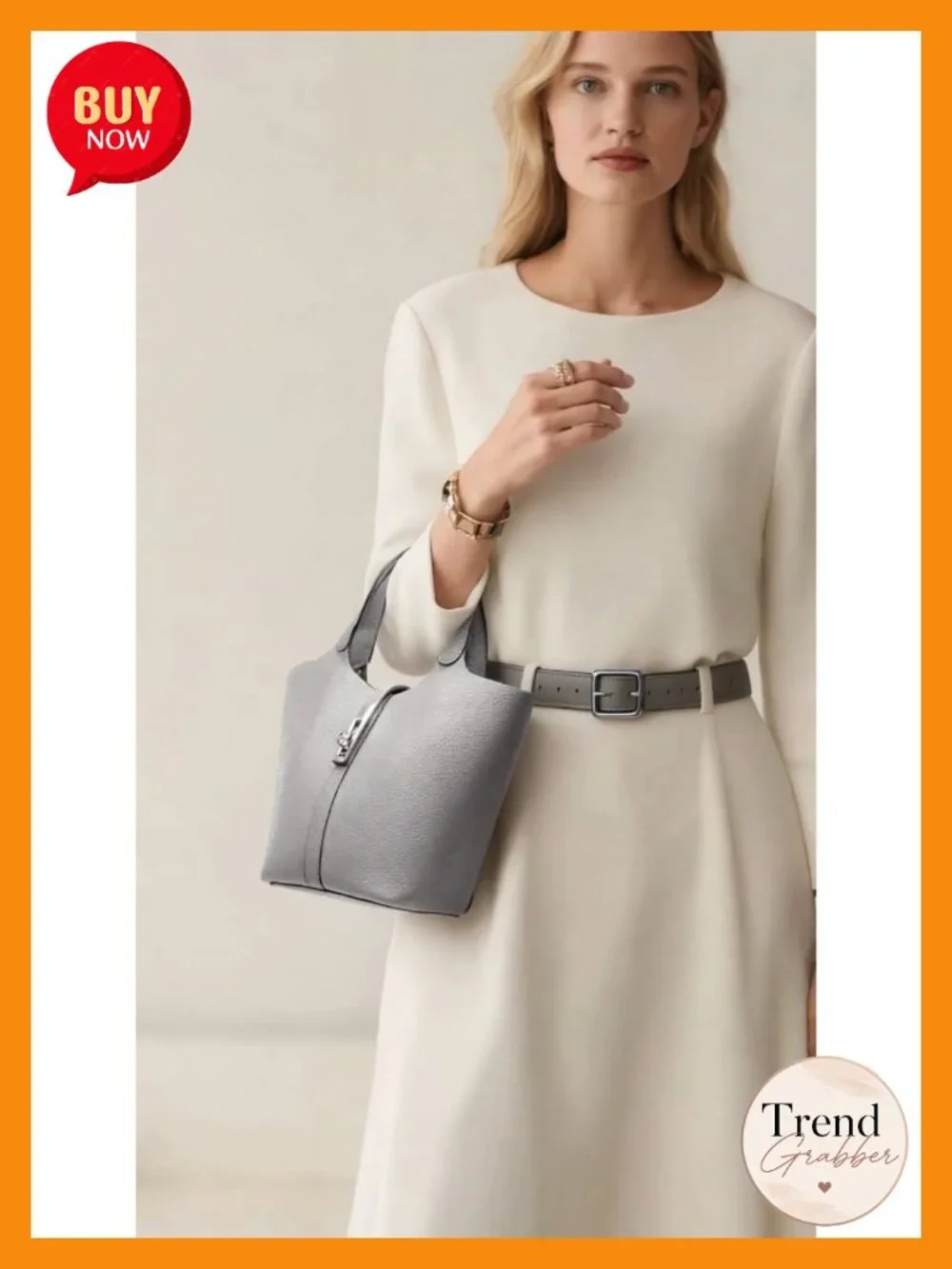 Vegan Leather Tote Bag with Detachable Small Purse Top Handle Shoulder Bag
